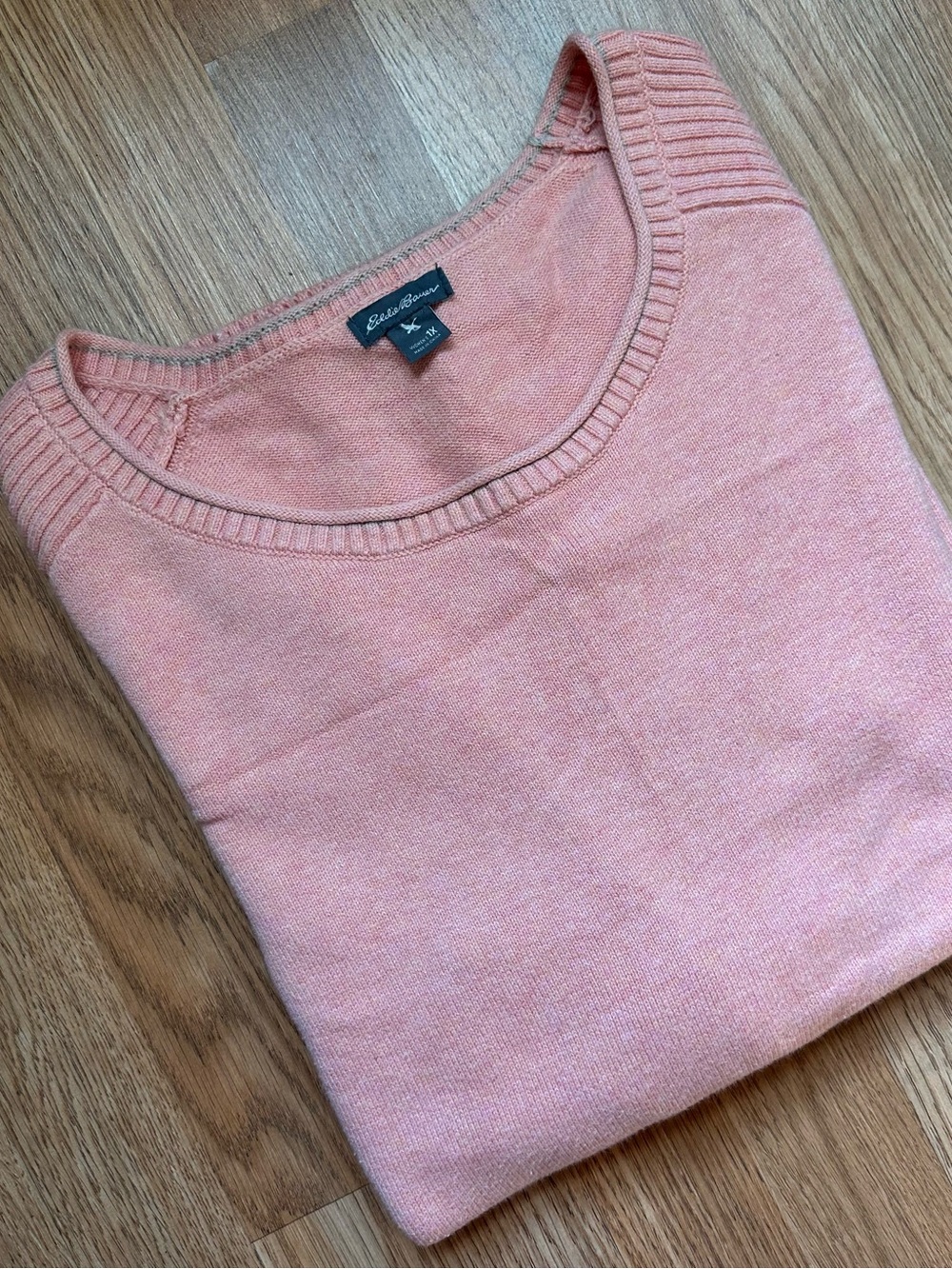 Eddie Bauer Light Pink Crewneck Sweater Size 1X